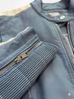 Light Blue Bershka Faux Leather Biker Jacket