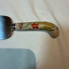 Vintage Prill Sheffield England Stainless Steel Cake Knife Serving Piece Floral