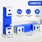 100 Packs Sound Isolation Clips Resilient Channel Drywall Soundproofing Us