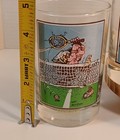 4 Vtg Arby s 1982 Glasses Sports Golf Skiing Pool Tennis Gary Patterson Arbys