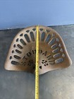 Vintage Stoddard Cast Iron Tractor Seat   Antique Farm Tools Equipment