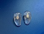 Replacement Screw-in Nose Pads For Prada Eyeglasses sunglasses W  Screws Gold