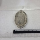 Vintage Silver Plate Trinket Holder Ep Zinc