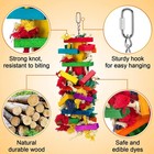 Mewtogo Extra Large Bird Parrot Toys For Cockatoos African Grey Macaws