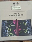 Hunter Kids Large Boot Socks Orig Tall New In Box Arcade Ozone Solar Flare Rain