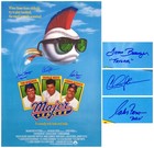 Charlie Sheen  Bernsen  Berenger Signed Major League 27x40 Poster W 2-ins Ss Coa