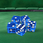 Dice Set - 19mm A Grade Serialized Casino Dice With Sharp Edges - Game Night