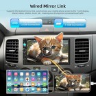 Double 2 Din 7  Car Stereo Radio For Mirror Link  Bluetooth Player Touch Screen