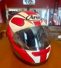 Classic Arai 1990 Full Face Helmet Snell Italian Colors Red  Green  White Size L