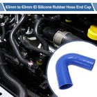 63mm   2 48  135degree Silicone Elbow 4layers Intercooler Heater 150mm