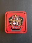 Vintage Winston Cigarettes 40th Anniversary Lighter In Metal Tin 1994