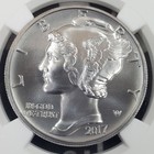 2017 Us Palladium Eagle Pd  25  high Relief   fdoi  - Ngc Ms70