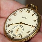 1928 Elgin 14s Grade 452 17j Pocket Watch G M Wheeler - Running -10k Gf Case
