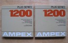 Ampex Plus Series 1200 Superior Quality Recording 1 4    Tape 7    Reel Lot Of 2