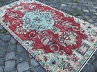 Turkish Antique Rug Bohemian Area Rug Oushak Rug Vintage Rug Handmade Wool Rug