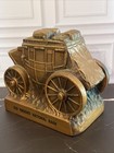 Vintage Banthrico Inc Stage Coach Metal Coin Bank Phoenix National Bank Read