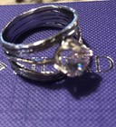 Silpada R6850  925 Sterling Silver Cz That Little Sparkle Ring Size 8 New