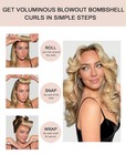 Classic Velvet Heatless Hair Curler Curling Rod Set - Soft Jumbo Large Flexi Rod