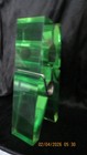 Vintage Green Lucite Acrylic Giant Clothespin Mid Century Modern Mcm