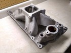 Used Edelbrock Super Victor Aluminum Intake   2913  Gm Vortec Heads   read Disc 