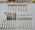 Wm Rogers Treasure International Silver Plate Flatware 23 Pcs-free Shipping 