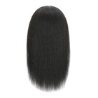 Mannequin Head 100  Human Hair Cosmetology Manikin Doll Training Head With St   