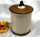 2564 Vintage Red Rooster Brown Sugar Canister With Lid