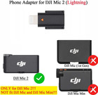 Original Mobile Phone Adapter For Dji Mic 2  lightning  - Compatible With    