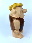 Flintstones Barney Rubble Bam Bam Piggy Coin Bank Circa 1970 Plastic 12  Tall