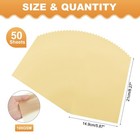Colored Vellum Paper  50 Sheet Gold 5 9  X 8 3  Printable Vellum Paper
