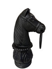 Vintage  Cast Iron Horse Head Hitching Post  13    2 Available