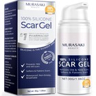 Advanced 100  Silicone Scar Gel Cream For Surgical  Acne  Stretch Marks  Burns -
