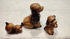 Hagen Renaker Cocker Spaniel Miniature Figurines - Mother   2 Pups