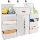 Hanging Diaper Organizer Nursery Baby Essentials Changing Table Crib Storage New
