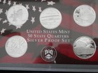 2001 Us Mint Silver Proof Set  10 Coins W  State Quarters