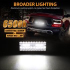 2x 6inch Led Work Light Bar Pod Flood Spot Offroad Fog Driving Truck 12v 20000lm