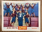 3 Sailors And A Girl Lobby Card Set Of 8 -warner Bros-1954-rare Vg vintage Orig 