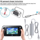 New Ac Power Supply Charging Adapter Cable Charger For Nintendo Wii U Gamepad Us