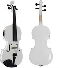 Cecilio 4 4cvnae-white Ebony Fitted Acoustic electric Violin  4 4 - Pearl White-