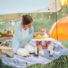 Baby Travel Booster Seat With Double Tray  Babybond Upgraded Toddler Portable