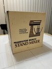 Hamilton Beach Stand Mixer Model  587 W  Dough Hook   Two Bowls Complete Openbox