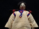 Native American Beaded Leather Doll   Collector Note  crow   Tribe Sb-0226 09098