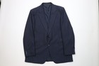Vtg 70s Streetwear Mens 46l 3 Piece Pinstriped Suit Wedding Bell Bottoms 41x33