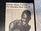1942 Ezzard Charles Vs  Steve Mamakos Boxing Cincinnati Ohio Newspaper Cutouts