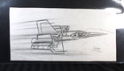 Roger Dear Film Storyboard Concept Art 1980 s - Aliens Artist Hand Drawn