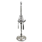 Rare Antique European Silver Oil Lamp Lucerne Fine Quality Italy  sterling  19c 
