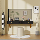 Go 47 floating Shelf W drawer multi-purpose Wall-mounted Vanity Table mounted De