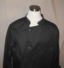 Dickies Men s Francesco Classic Chef Coat  8-button  Black  Size 3xl  New