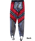 Pro Grade Silver And Red Wrestling Tights Size Small 28-30 waist  Tights Gear
