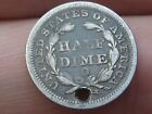 1853 O No Arrows Seated Liberty Half Dime- New Orleans  Vg fine Details